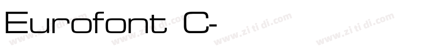 Eurofont C字体转换
